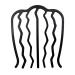 1Pc Hair Comb - U Shaped Fine Hair Side Combs French Twist Hair Combs | Unique Women Bridal Hair Side Combs Multipurpose Hairstyling Tools Vintage Metal Hair Combs for Wedding Casual