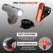 Bike Headlight and Rear Light Set - USB Rechargeable, Super Bright & Waterproof - Ideal for Road Cycling and MTB - Apremont - Buy Online on GoSupps.com