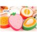 4pcs Cute Fruit-Shaped Baby Bath Sponges | Soft Body Scrubber for Kids & Children | Perfect for Gentle Cleaning - Buy Online on GoSupps.com