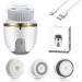 1PC Facial Cleansing Brush 2 Modes Waterproof Electric Face Scrubber Facial Cleanser Brush USB Rechargeable Exfoliating Face Brush Cleanser with 3 Heads for Exfoliating Cleansing Massaging - Buy Online on GoSupps.com