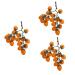 Artibetter 3pcs Fake Cherry Tomato Ornaments Mini Plants Fake Fruit Dollhouse Accessories Artificial Fruit Home Decorations Home Accessories Sculptures Home Decor Plastic Blueberry Litchi
