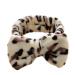 Demarkt Bowknot Hairband Headband for Make up Cosmetic Shower Cafe Leopard