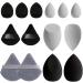 Makeup Sponge Set Soft Makeup Sponge Blender Sponges For Liquid Cream And Powder Powder Puff Long Lasting Beauty Sponge Wet & Dry Use For Women Black - Buy Online on GoSupps.com