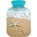 Naanle Seestern 2L Transparent Hot Water Bottle - Sea Wave Design for Pain Relief Bed Warmer and Heat Therapy - Buy Online on GoSupps.com