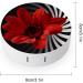 Buy Red Flower Print Plastic Contact Lens Case | Travel & Care Box for Contact Lenses - Buy Online on GoSupps.com