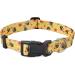 Mihqy Adjustable Dog Collar - Soft & Comfortable Bohemian Floral Design for All Dog Sizes (Neck 38-63 cm) - Buy Online on GoSupps.com