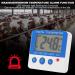 GOTOTOP Mini Alarm Thermometer Electronic Thermometer Instant Reading Large LCD Display Screen ABS Livestock Farm Indoor Outdoor (-50 + 70 ) - Buy Online on GoSupps.com