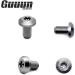 Guuun 1911 Grips Screws Set - Stainless Steel Fancy Silver Screws with O Rings and T10 Torx Key - Buy Online on GoSupps.com