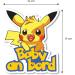 Baby On Board Sticker - Pika 13x18cm Easy Stick Vinyl Car Decal | Colorful Baby Safety Sign for Cars - Buy Online on GoSupps.com
