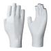 1 Pair UV Gloves for Gel Nails Professional Manicure Gloves UPF 50+ UV Protection Gloves for Gel Nail Lamp UV Anti-Tanning Anti-Radiation Anti Lamp Manicurist Special Gloves (Grey) Gris