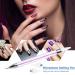 Nail Rhinestone Picker Dotting Tool with 2 Wax Heads - Dual-ended DIY Nail Art Tool | Pink Acrylic Handle - Buy Online on GoSupps.com