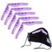 Accrol 5 pieces of fog-free accessories for masks glasses silicone anti-fog nose bridge pads anti-fitting silicone nose bridge prevents fitting of glasses (color: purple (5 pieces)))
