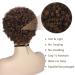 Short Afro Kinky Curly Human Hair Wig for Black Women - Medium Brown 6.5 Inch - African American Wig 30 - Buy Online on GoSupps.com