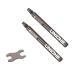 UNICHE Bicycle Presta Valve Extender with Core nut 60mm (Pack of 2) 60 MM