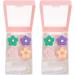 Faruta Portable Contact Lens Organizer Set - 2 Mini Containers for School Home & Travel - Pink - Buy Online on GoSupps.com
