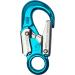 ProClimb Aluminum Double Lock Captive Eye Forged Snap Hook 27kN Aqua Blue - High Strength 23kN - Buy Online on GoSupps.com