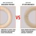 Buy RUBY Natural Wooden Ring Teething Ring 10 Pack for Arts & Crafts ( 5.4 cm) | International Shipping Available - Buy Online on GoSupps.com