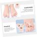 2 Pairs Toe Separator & Protector Set | Multipurpose Fiber Tool for Toe Separation, Bunion Cover & Hammer Toe | Reusable Toe Spacers | 3.6x3.5cm - Buy Online on GoSupps.com