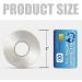 VERSAF Double Sided Adhesive Tape -1/2 10'Â Arcylic Transparent Removable No Residue Double Sided Heavy Duty Mounting Tape for Home/Office/Wall Decor(Pack of 1 Roll) - Buy Online on GoSupps.com