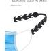 Adjustable Mask Extender Strap | Ear Saver Holder Buckle Protectors (5PCS Black) - MIAODAM - Buy Online on GoSupps.com