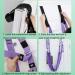 Yogagurt Stretch Band Premium Polyester Cotton Yoga Belt for Inversion Stretching Flexibility Training & Pilates Purple 1 Piece - Buy Online on GoSupps.com