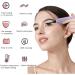 Heated Eyelash Curler - USB Rechargeable Waterproof Comb & LCD Display for Natural Long-Lasting Curls - Perfect for Women (Purple - Buy Online on GoSupps.com