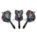 CUESOUL Jazz-Metal ROST Integrated Dart Shaft and Flights Standard Shape,Set of 3 pcs CS-JMAK51XSMG