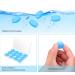 18 Pairs Noise Cancelling Ear Plugs for Sleeping, Swimming, Travel - Soft Reusable Silicone Ear Plugs with Case for Concerts, Snoring - Blue, Pink, White - Buy Online on GoSupps.com