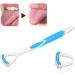 Verdant Touch Oral Care Tongue Scraper | Ergonomic Bad Breath Remover - Blue - Buy Online on GoSupps.com