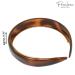 Parcelona French Bold Celluloid Hair Headbands Set - Wide Grip, Flexible Hold, Durable Styling Accessories for Women - Made in France (Tortoise Shell Brown) - Buy Online on GoSupps.com