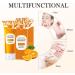 2025 Nouveau Gommage De Gel Exfoliant Orange Gel Exfoliant Orange Pour Le Visage Et Le Corps Pores Propres liminer Les Points Noirs Exfoliants Pour Tous Les Types De Peau (2PCS gel) 2PCS 1 g (Lot de 1) - Buy Online on GoSupps.com