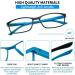 Suertree Blue Light Readers 3 Pack - Filter Glasses for Computer Use | 1.5x Diopter | Women & Men - Buy Online on GoSupps.com
