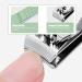 Nail Clipper Set Carbon Steel Fingernail Clipper Set 4 in 1 Portable Nail Clipper Kit with Travel Cover Professional Sharp Nail Care Kit for Manicure Pedicure - Buy Online on GoSupps.com