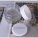 Reusable Powder Puff Container with Elasticated Net Sifter - White - Buy Online on GoSupps.com