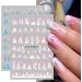 Nail Art Decoration DIY Adhesive Decals Nail Foils Nail Art Stickers 3D Fire Flame Design Pink Blue(STZCS-29) - Buy Online on GoSupps.com