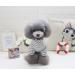 Zunea Striped Cotton Pajamas for Small Dogs & Cats | Cozy Autumn Dog Clothing & Outfits - Size M Gray - Buy Online on GoSupps.com