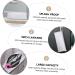 Angoily Portable Blow Dryer 2pcs Hair Dryer Storage Bag Travel Hair Dryer Cosmetics Makeup Holder Travel Case for Curling Iron 35x14cmx2pcs Silverx2pcs - Buy Online on GoSupps.com