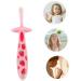 Tovinanna 3ST Children's Toothbrush Set - Portable Mouth Cleaner & Travel Accessory for Toddlers - Pink - Buy Online on GoSupps.com