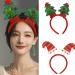 xbiez Mistletoe Headband for Christmas Head Boppers Headwear Hair Hoop for Halloween Christmas Headpiece Party Supplies Magenta - Buy Online on GoSupps.com