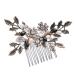 DOITOOL 1pc Bridal Accessories Rhinestone Comb Wedding Hair Comb Pearl Hair Clips Crystal Hair Comb Pearl Clips for Hair Bridal Hair Comb Wedding Hair Clips Bride Hair Accessories Fashion