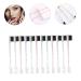 FRCOLOR 24 Pcs Double Ended Eyebrow Brush Set - Eyebrow Grooming Comb & Spoolie - Portable Dual Cosmetic Bag Included - Perfect for International Shipping - Buy Online on GoSupps.com