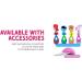 Farber Baby Toddler Toothbrushes Set  Infant Toothbrush 6 Pack with Compact  Soft Bristles and Easy Grip Handle Includes 2 Suction Cup Toothbrush Holders and Toothpaste Squeezer (Pink) 9 Pack - Pink - Buy Online on GoSupps.com