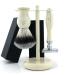 The Body Tools Men's Wet Shaving Set with DE Safety Razor Synthetic Hair Shaving Brush with Shaving Stand