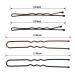 Hicarer 200-Piece Bobby Pins Set in Black and Brown | Metal U-Shaped Hair Clips Assorted Sizes | Includes Clear Storage Box - Buy Online on GoSupps.com