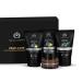 The Man Company Facial Care Kit | Charcoal Face Wash Face Scrub Peel Off Mask Moisturising Face Cream | Cleansing Exfoliates Blackhead Remover | Shea Butter Aloe Vera Vitamin E | Gift Set of 4