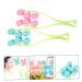 Beavorty 8 STK Facelifting Massage Device | Face Tightening Roller & Mini Eye Massager | Weight Loss & Face Lifting Tool in Rose Gold & Pink Sky Blue - Buy Online on GoSupps.com