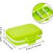 4 Pack Waterproof Pill Cases - Travel Medicine Pill Organizer with 3 Removable Compartments - Perfect for Daily Use - Buy Online on GoSupps.com