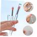 6pcs Silicone Lip Wands - Portable Lip Scrubber & Makeup Applicator Brushes for Lipstick & Eyeshadow - Buy Online on GoSupps.com