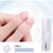 Clear Nail Polish 2 in 1 Nail Varnish Quick Dry Top Coat & Base Coat Nail Polish Glossy Shine & Long Lasting Nail Varnish Odorless Non-Toxic Water Based Nail Polish - 8ml - Buy Online on GoSupps.com