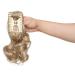 Long Short Claw Ponytail Hair Extension | Clip-in Synthetic Hairpiece 12 Curly Ash Blonde - Buy Online on GoSupps.com